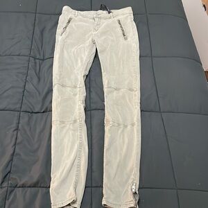 Zara skinny zipper pants